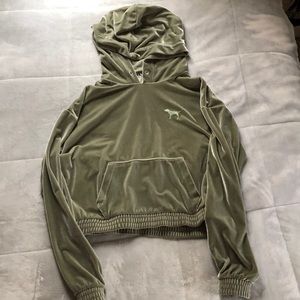 Velvet Hoodie from PINK